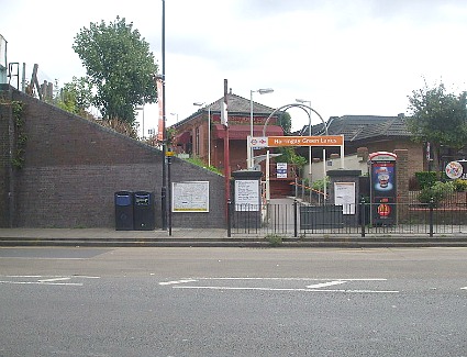 Harringay Green Lanes Train Station, London